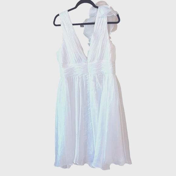 ⭐️SOLD⭐️Mac Duggal Vintage Style Floral Gown Wedding Bride Sz 14 - Picture 16 of 17